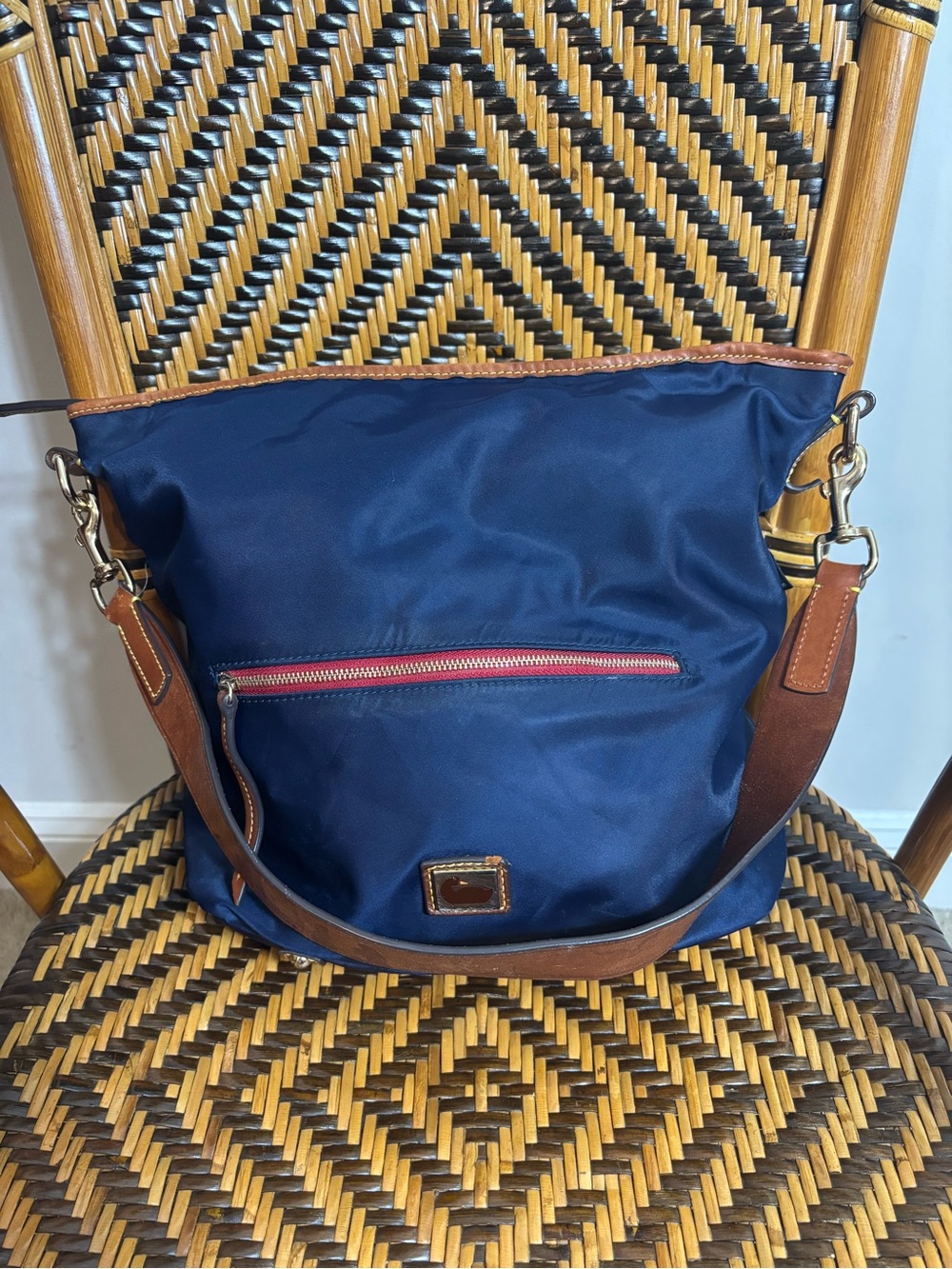Dooney & Bourke Wayfarer Nylon Hobo Bag Navy
